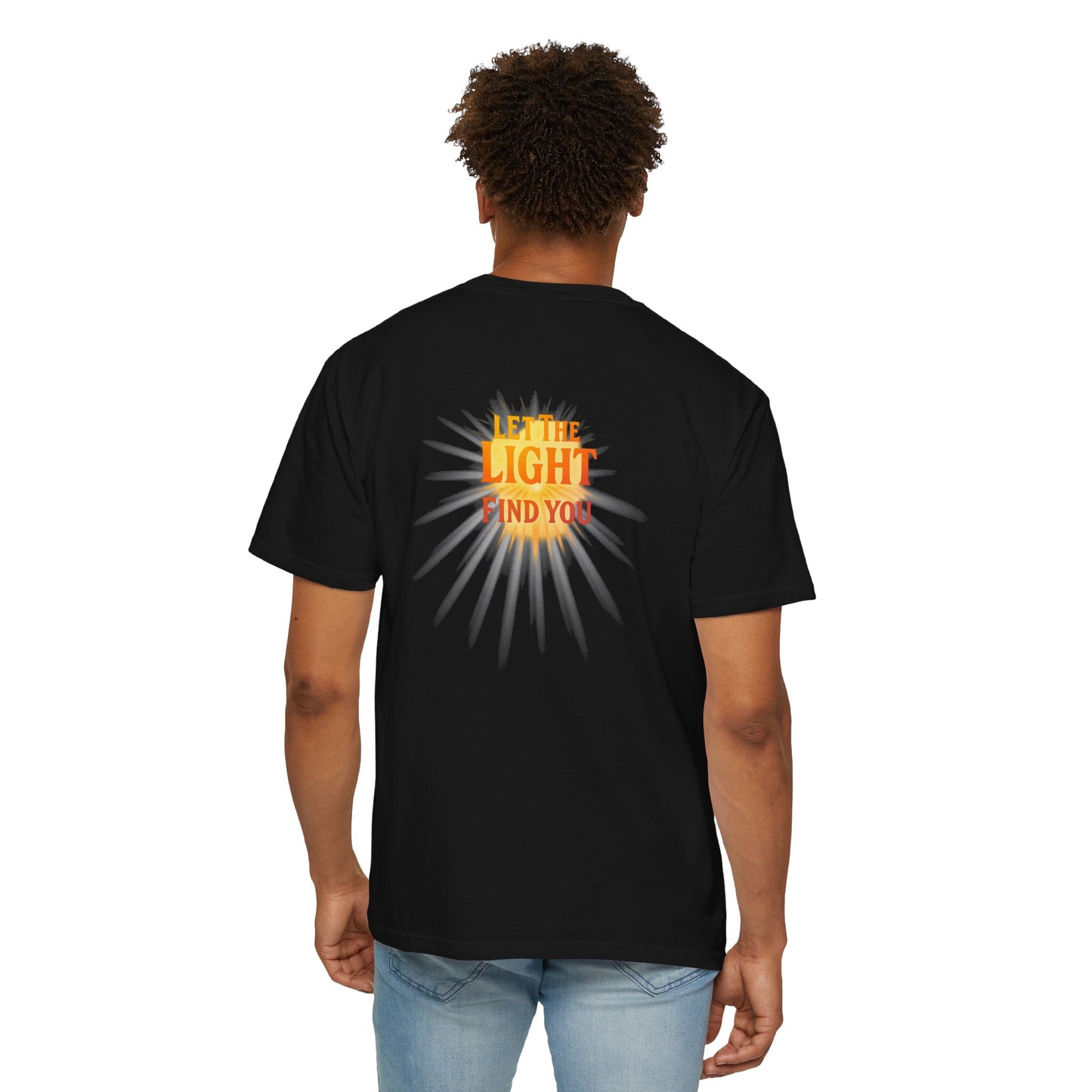 Let the Light Find You – Sunset Graphic Comfort Colors® T-Shirt