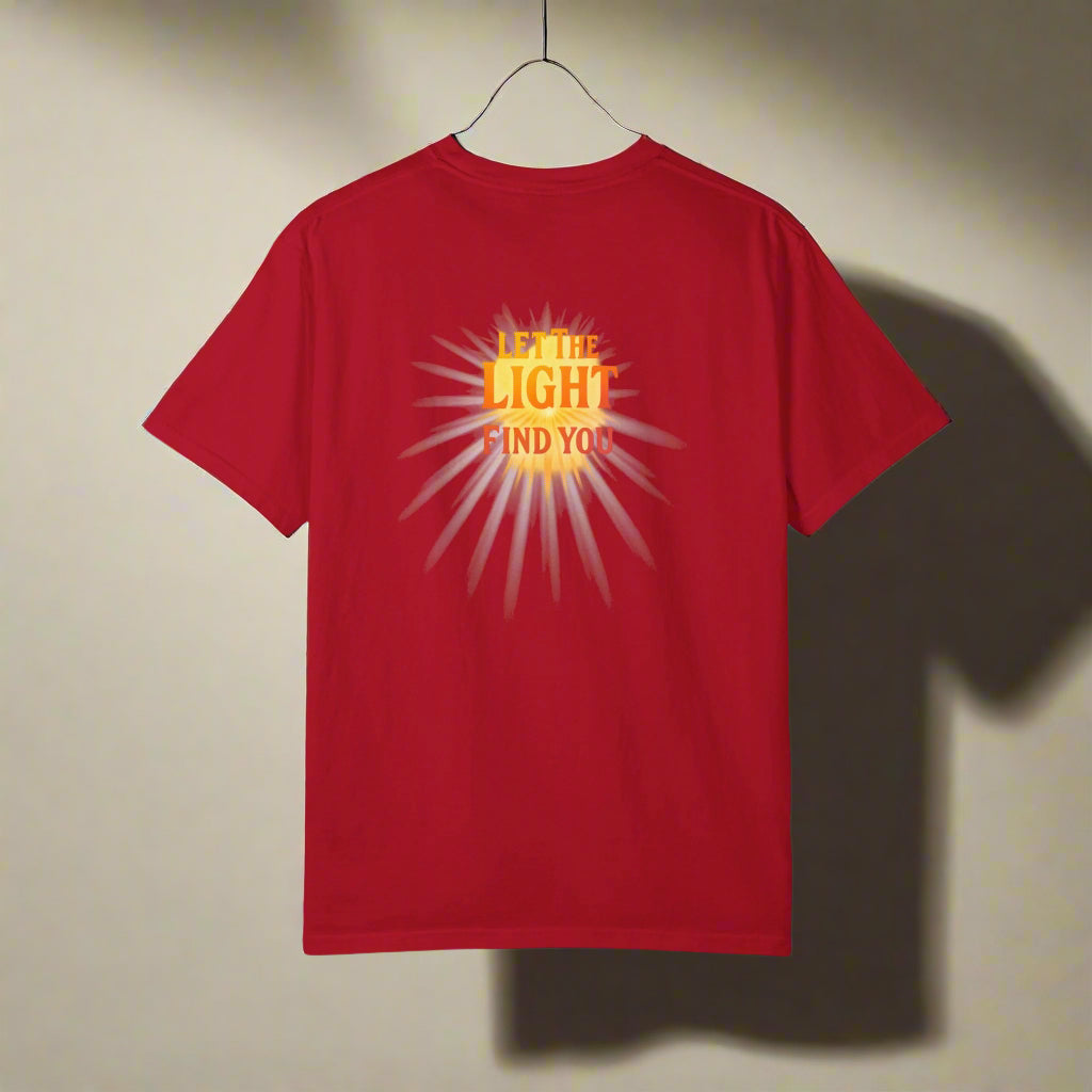 Let the Light Find You – Sunset Graphic Comfort Colors® T-Shirt
