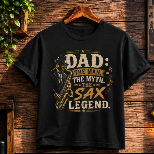 Dad: The Man The Myth The Sax Legend T-Shirt