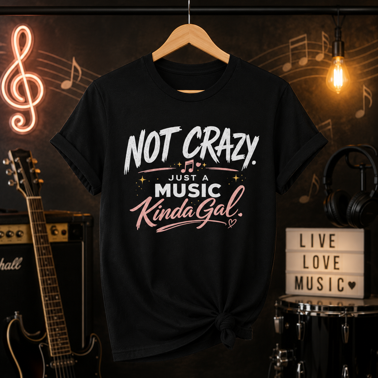 Not Crazy, Just Musical Kinda Gal T-Shirt