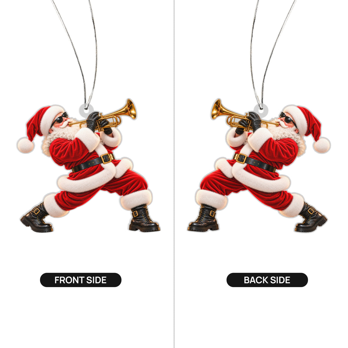 Trumpet Santa