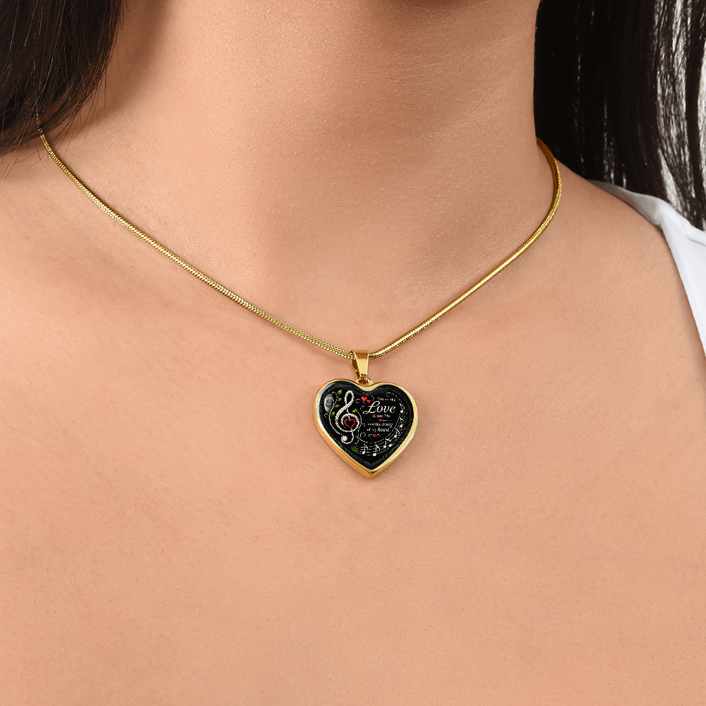 Love Of My Life Necklace Black