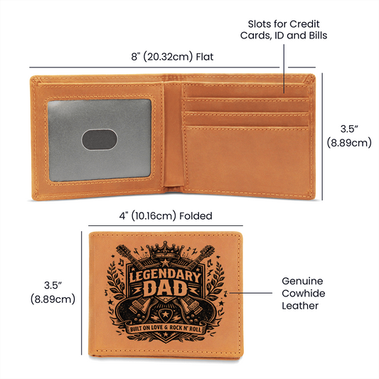 Legendary Dad Rock ’N’ Roll Wallet