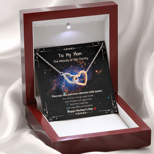 Melody of Our Family Mom Necklace – Galaxy Harmony Edition