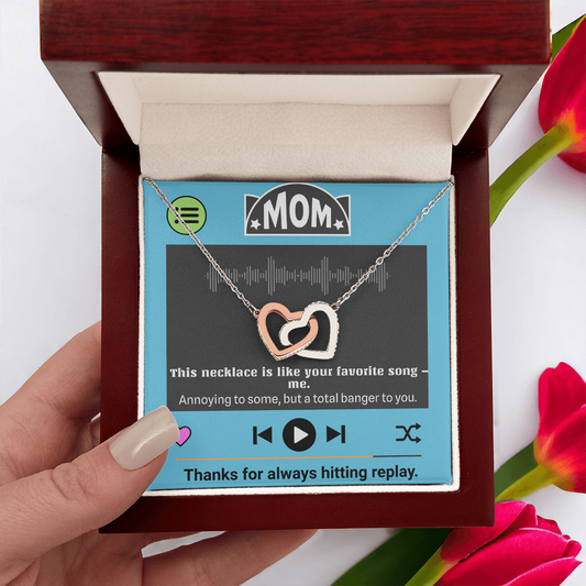 Favorite Song Mom Necklace – Funny Music Mother’s Day Gift