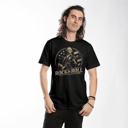 Washington Rocks Vintage Guitar T-Shirt