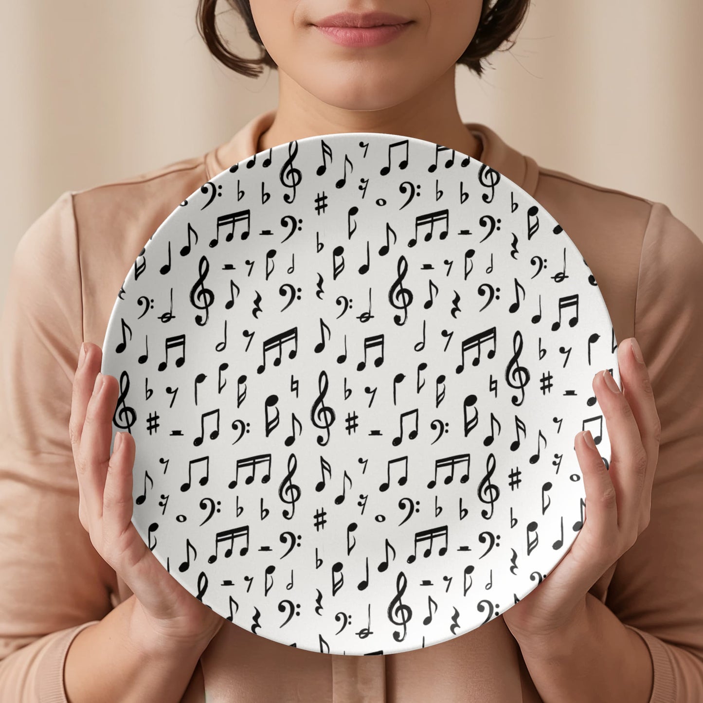 Litle music notes Plate