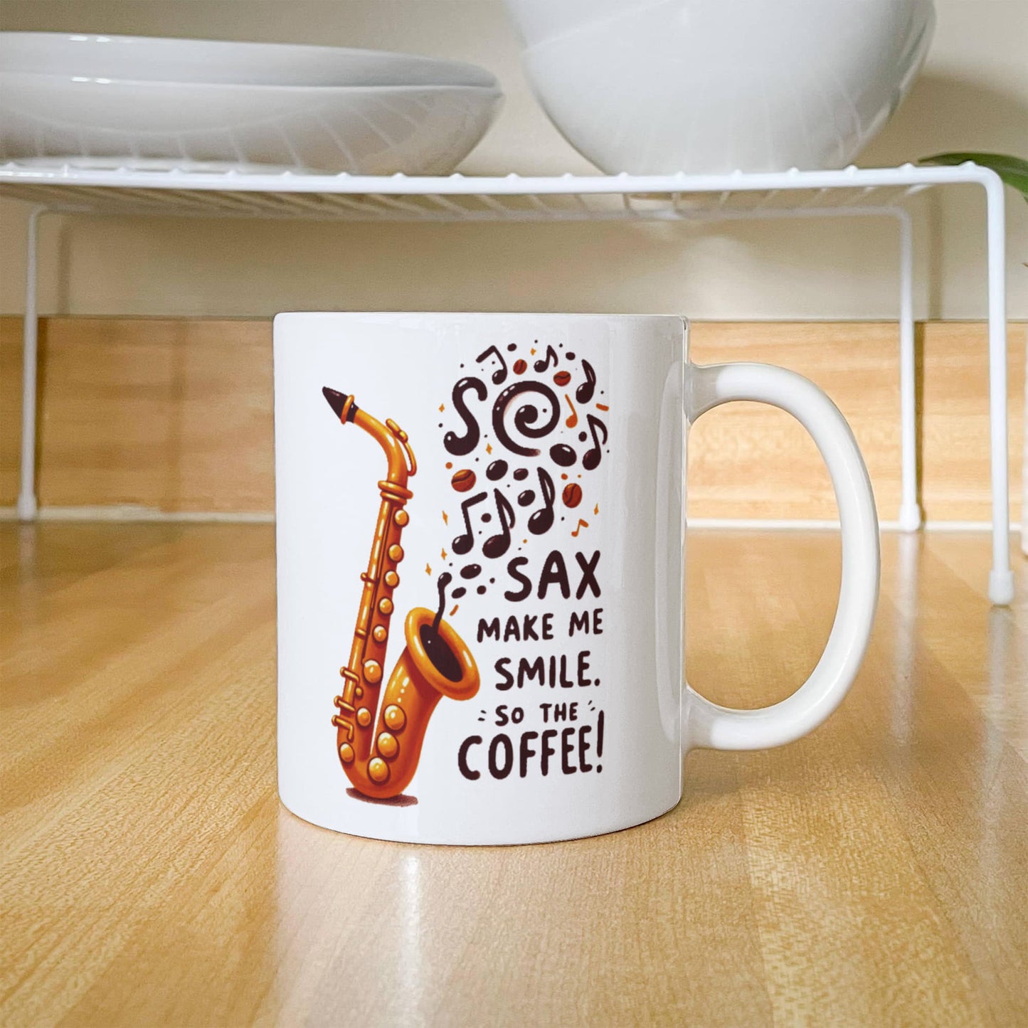 Mug For Sax Lovers Who Brew Joy