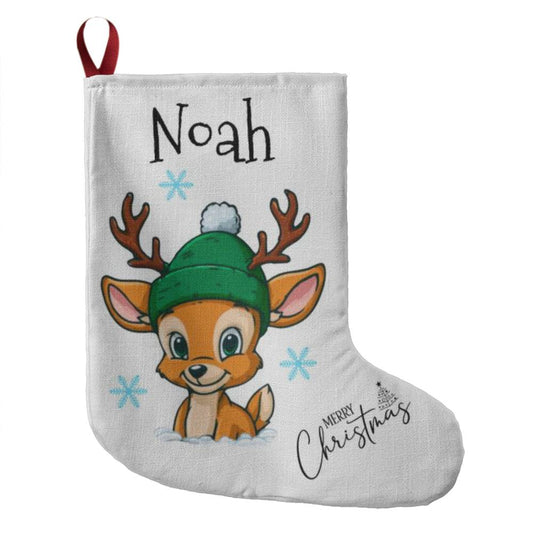 Little Reindeer Buddy™ Personalized Giant Holiday Stocking