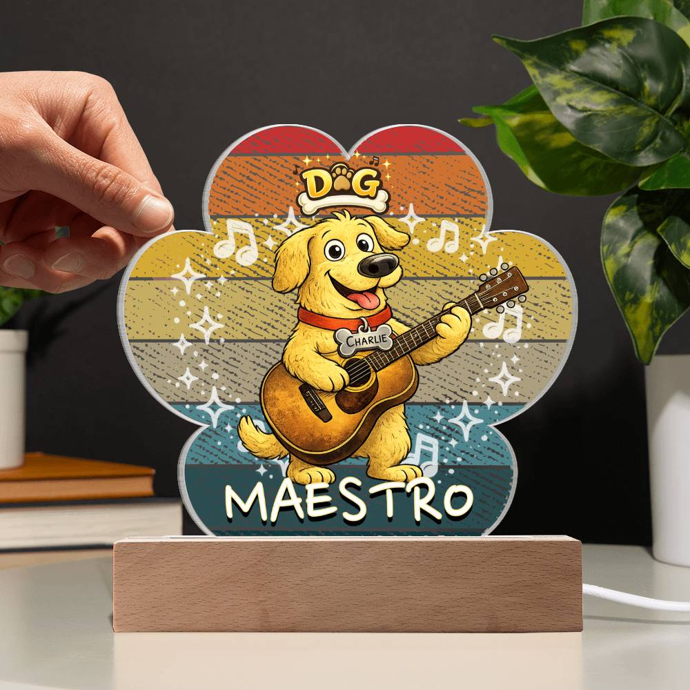 Dog Maestro – Golden Retriever Guitarist