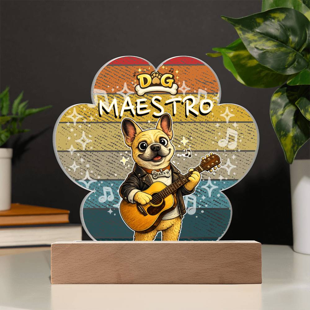 Dog Maestro – French Bulldog Guitarist