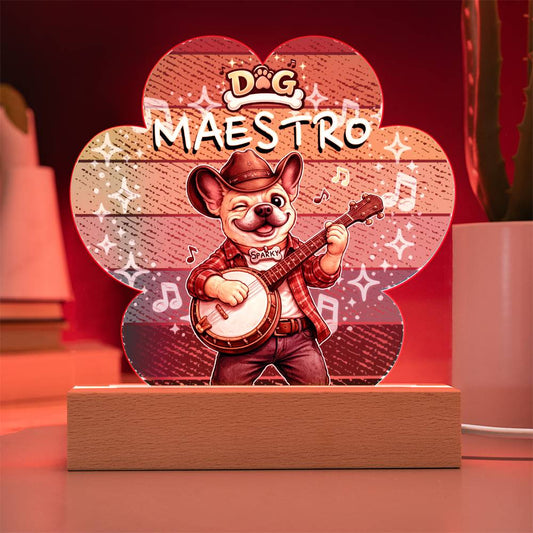 Dog Maestro – French Bulldog Banjoist