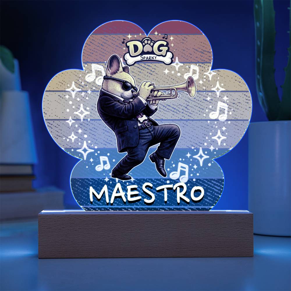 Dog Maestro – French Bulldog Trumpeter