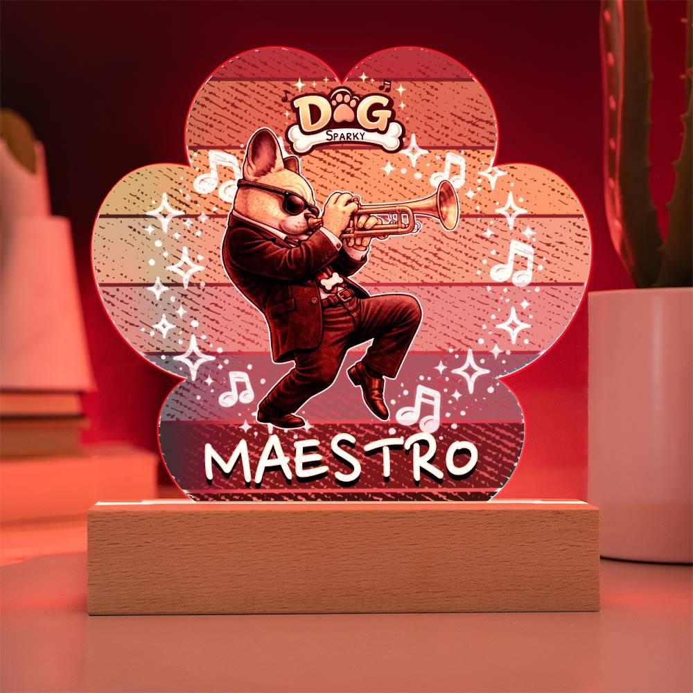Dog Maestro – French Bulldog Trumpeter