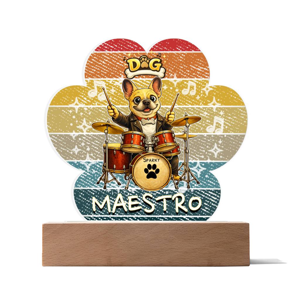 Dog Maestro – French Bulldog Drummer