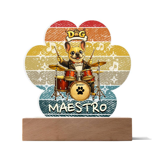 Dog Maestro – French Bulldog Drummer