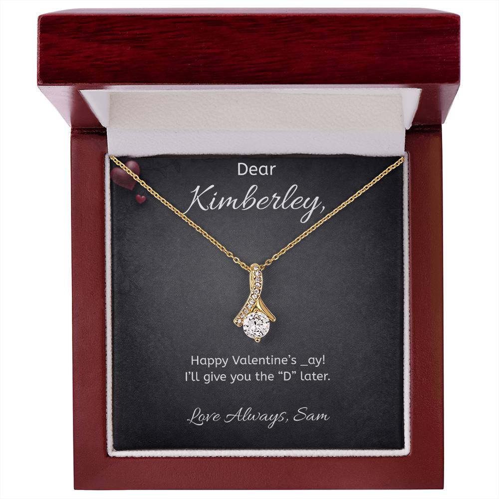 Personalized Message Card – Necklace – Luxury Box – I’ll Give You the D