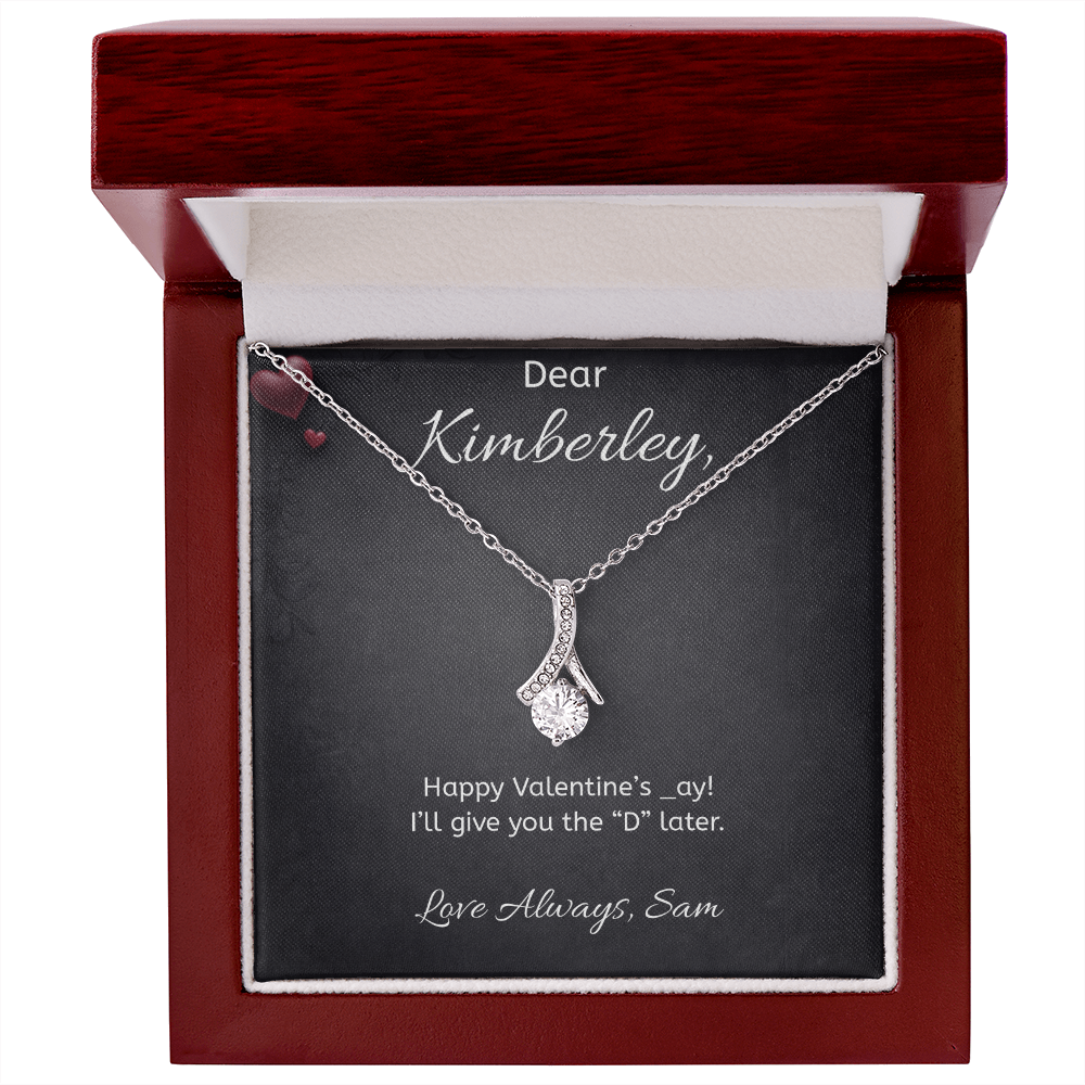 Personalized Message Card – Necklace – Luxury Box – I’ll Give You the D