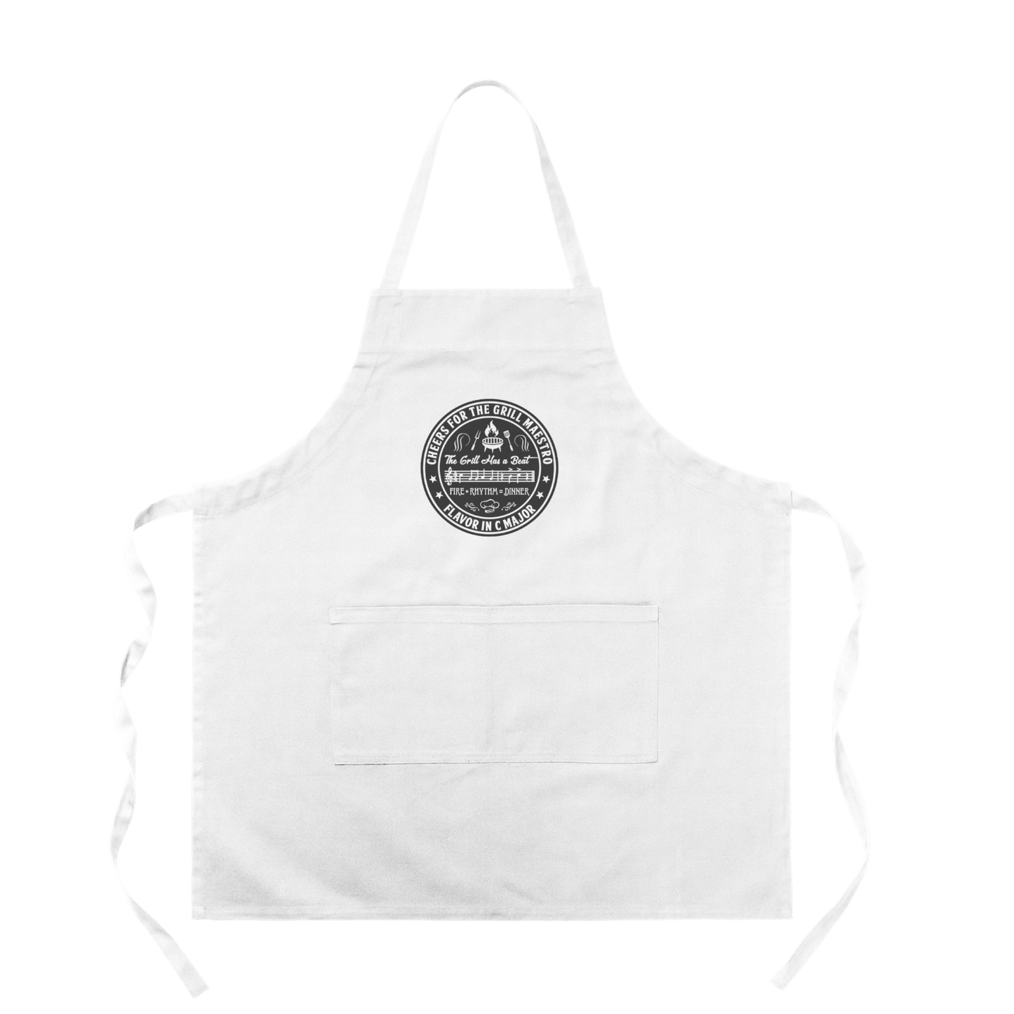 Cheers For The Grill Maestro Apron – BBQ Music Lover Cooking Apron