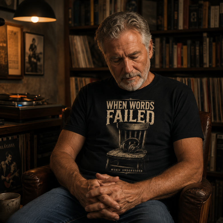 When Words Failed Music Lover T-Shirt