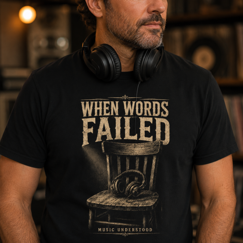 When Words Failed Music Lover T-Shirt