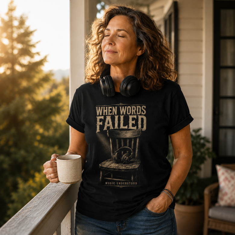 When Words Failed Music Lover T-Shirt