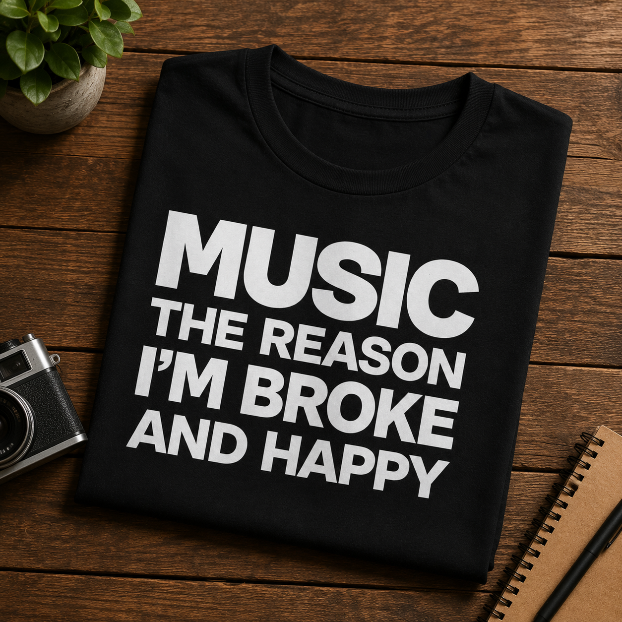 Music The Reason I’m Broke And Happy T-Shirt