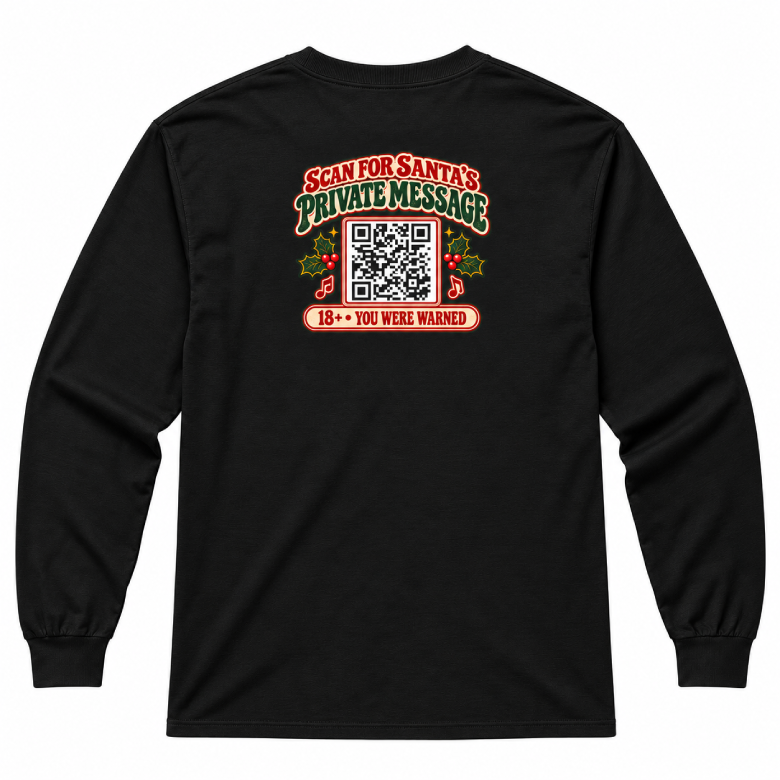 Come Strum Santa’s Strings | Christmas Long Sleeve Tee