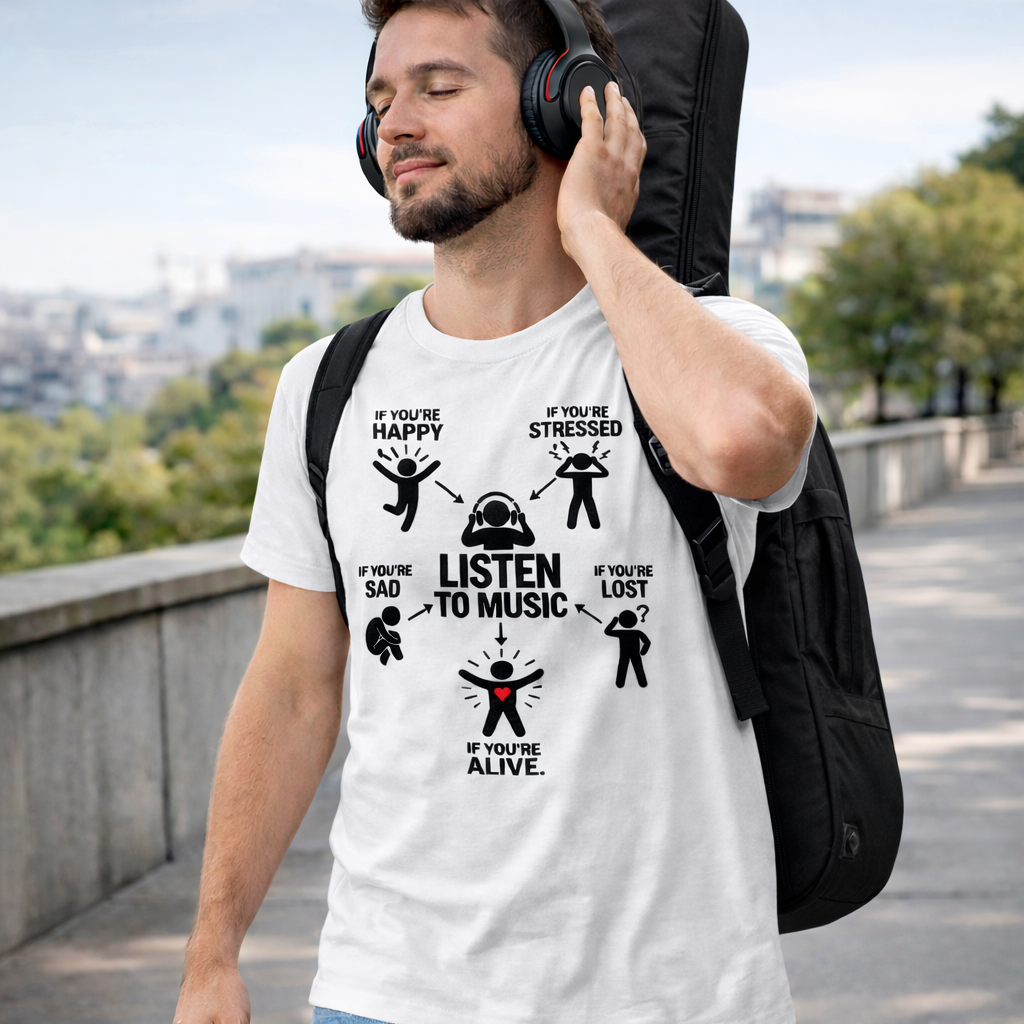 Listen to Music – Life Solution T-Shirt