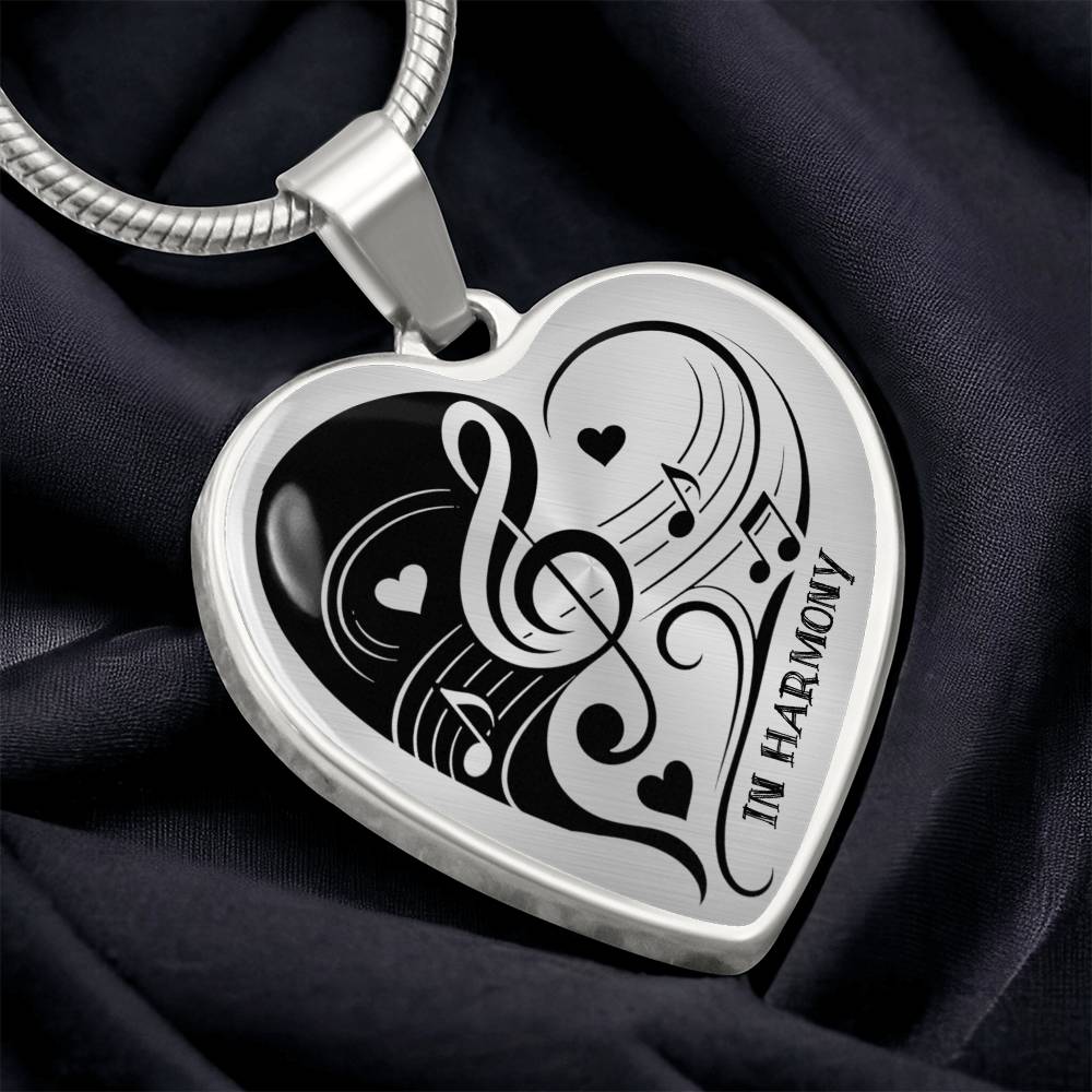 Harmony of Hearts Music Necklace – Gift for Music Lovers