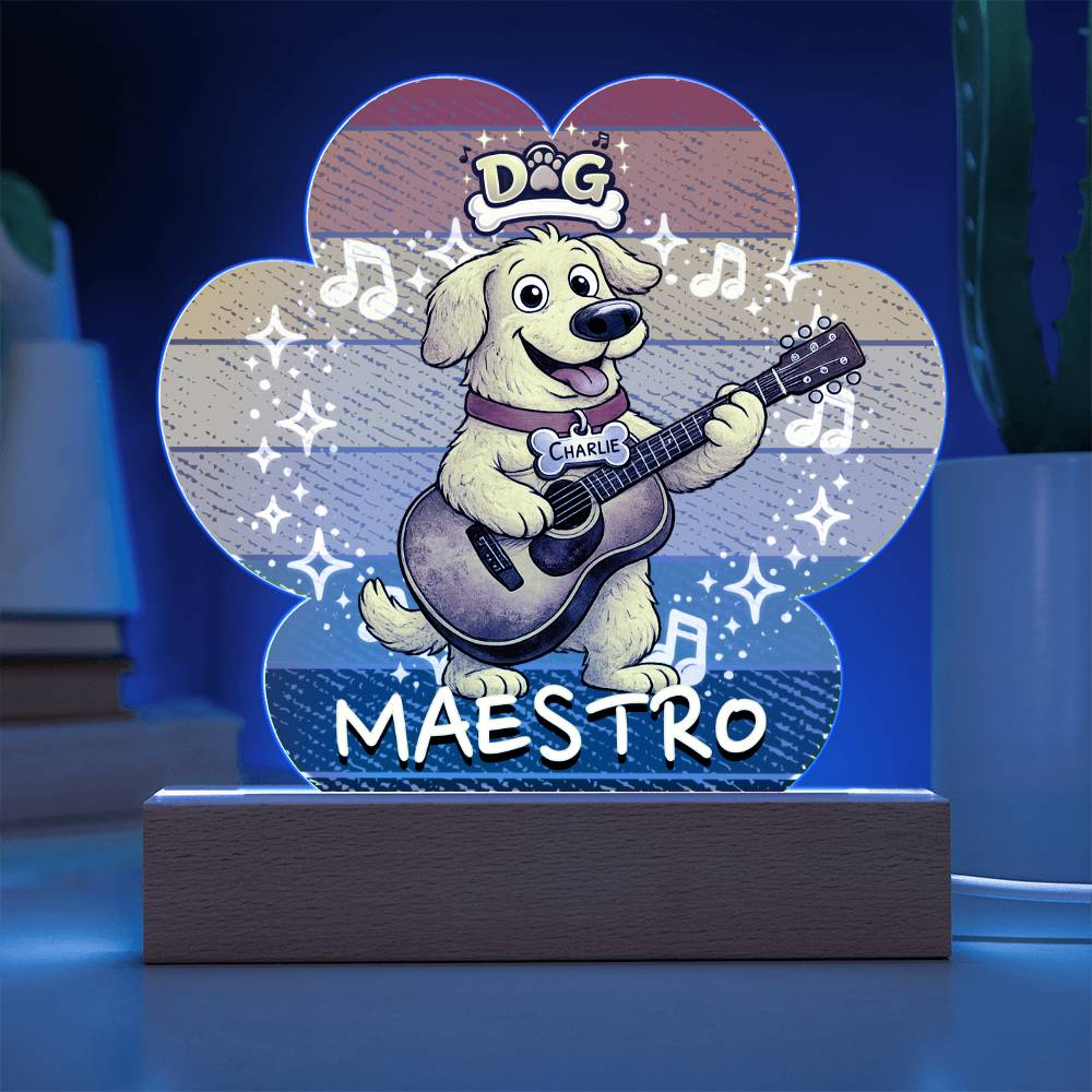 Dog Maestro – Golden Retriever Guitarist