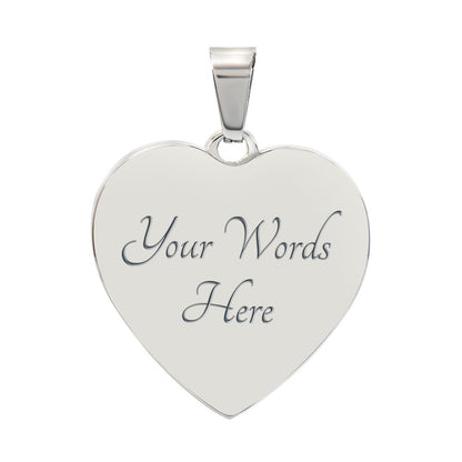 Music Holds My Soul Together Necklace – Heart Music Note Pendant, Meaningful Gift for Music Lovers