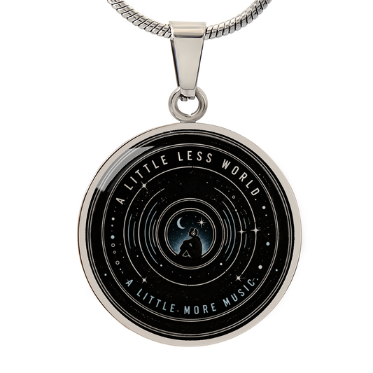 A little less world. A little more music Necklace/