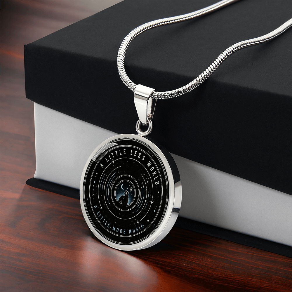 A little less world. A little more music Necklace/