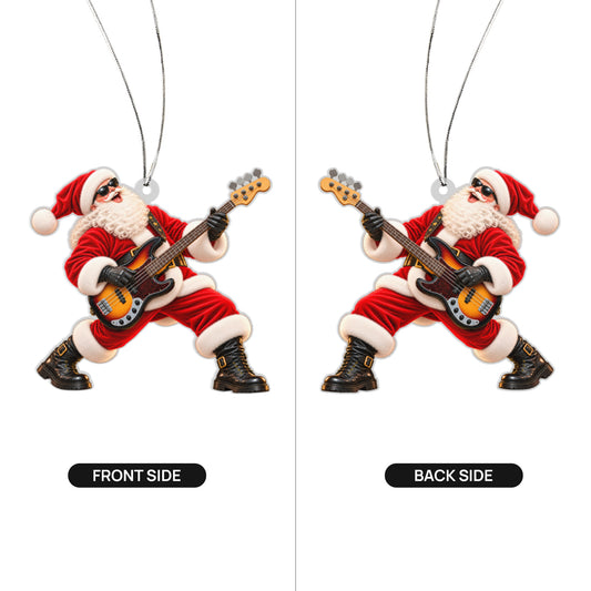 Bass Guitar Santa