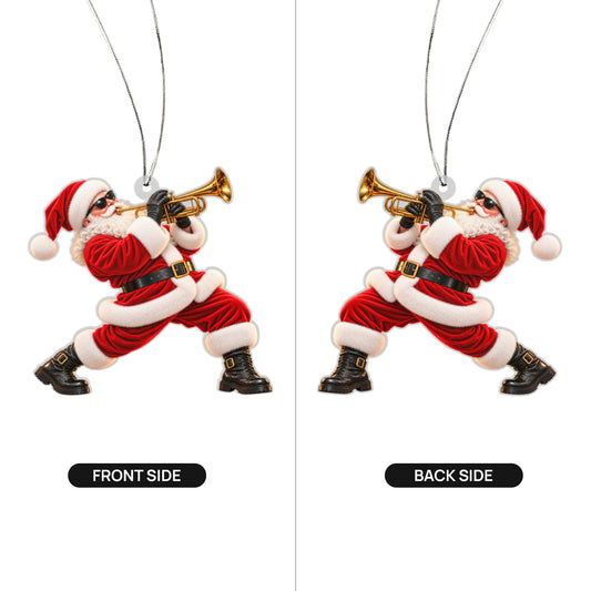 Trumpet Santa