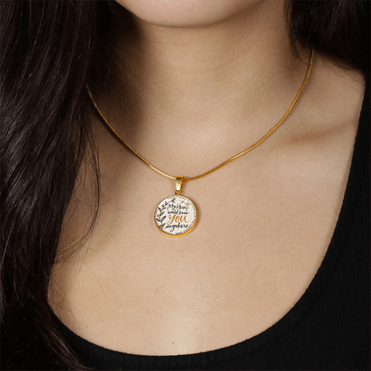 My Heart Would Know You Anywhere — Engravable Circle Necklace