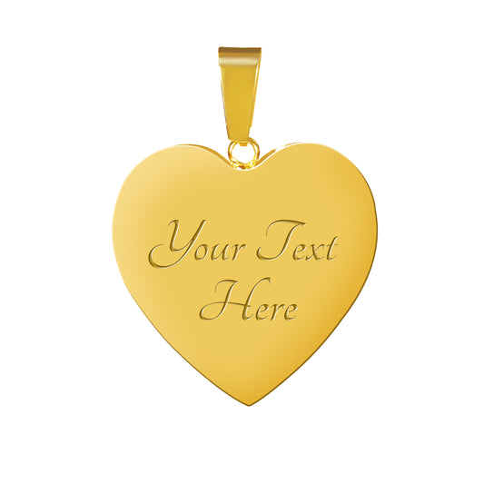 Loved. Proud. Mom. – Heart Charm Bangle Bracelet