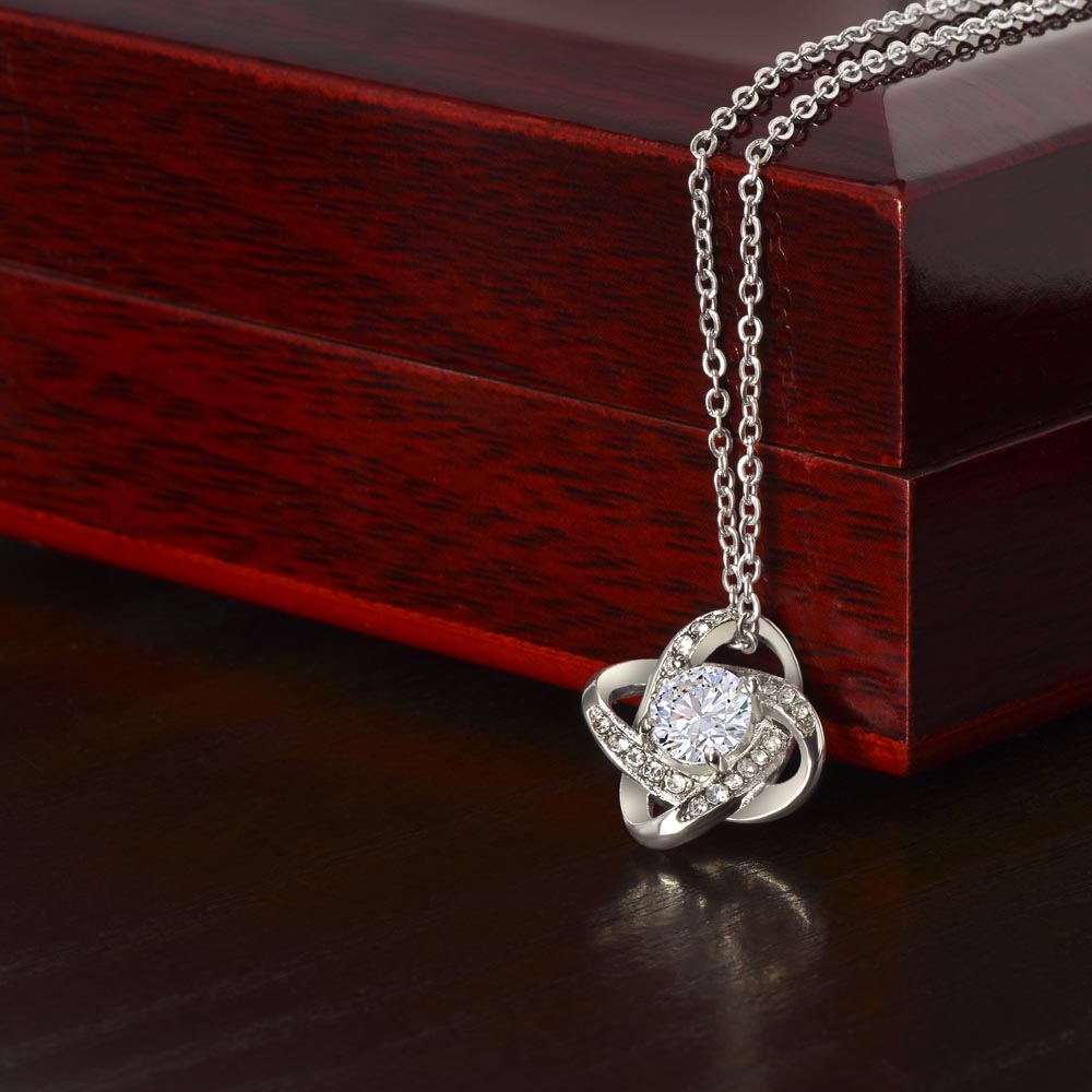 For the Woman Who Carried So Much — Love Knot Necklace