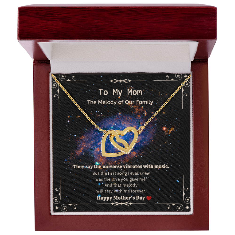 Melody of Our Family Mom Necklace – Galaxy Harmony Edition