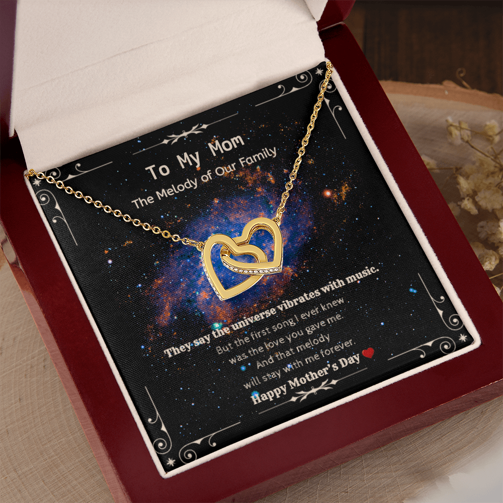 Melody of Our Family Mom Necklace – Galaxy Harmony Edition