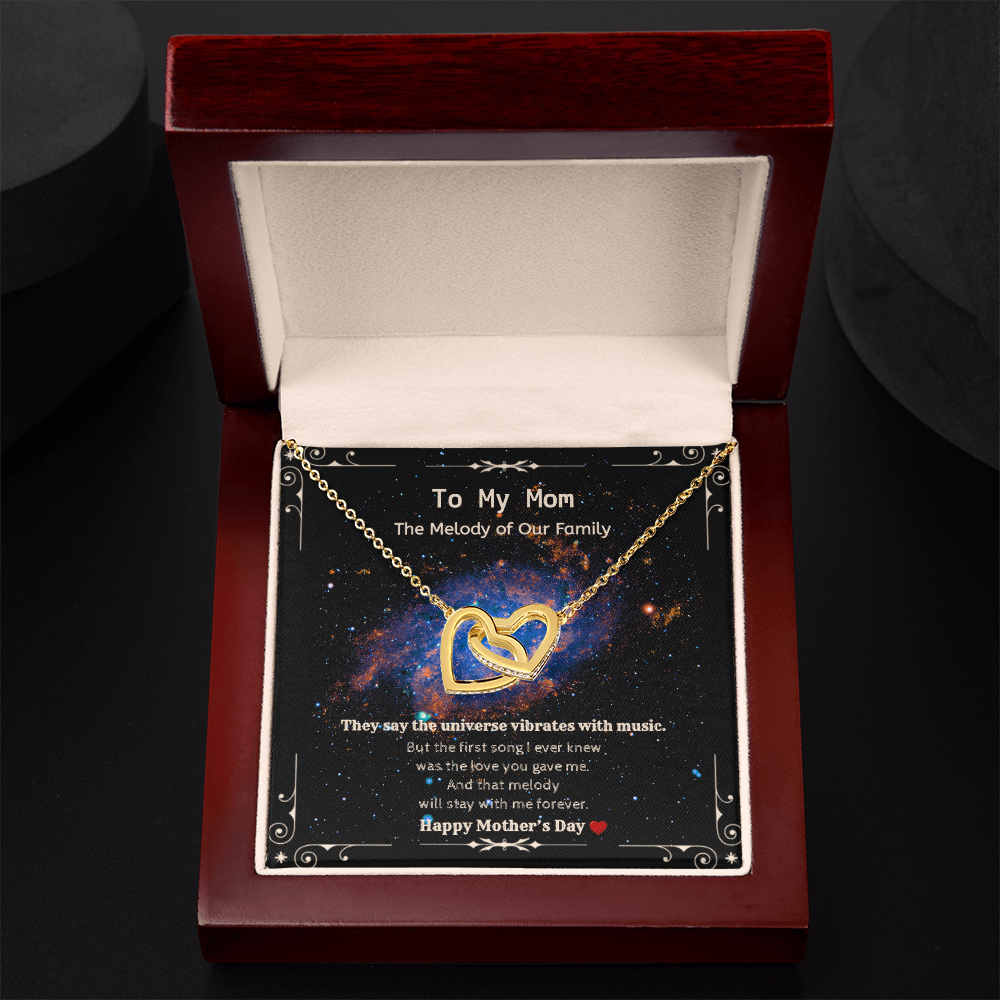 Melody of Our Family Mom Necklace – Galaxy Harmony Edition