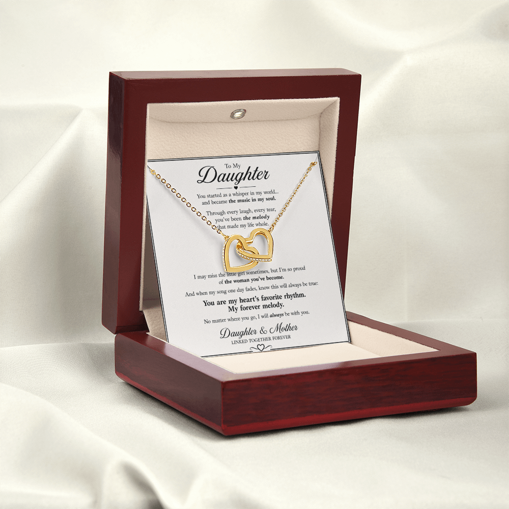 To My Daughter – You Are My Forever Melod Necklace