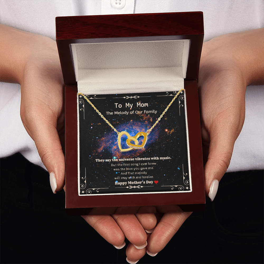 Melody of Our Family Mom Necklace – Galaxy Harmony Edition