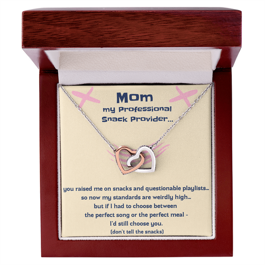 Mom Professional Snack Provider Necklace – Funny & Meaningful Gift