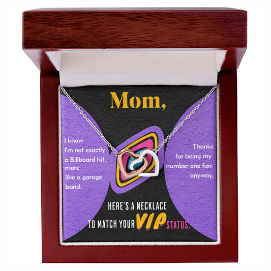 Mom VIP Status Necklace – Funny Music Mother’s Day Gift