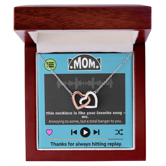 Favorite Song Mom Necklace – Funny Music Mother’s Day Gift