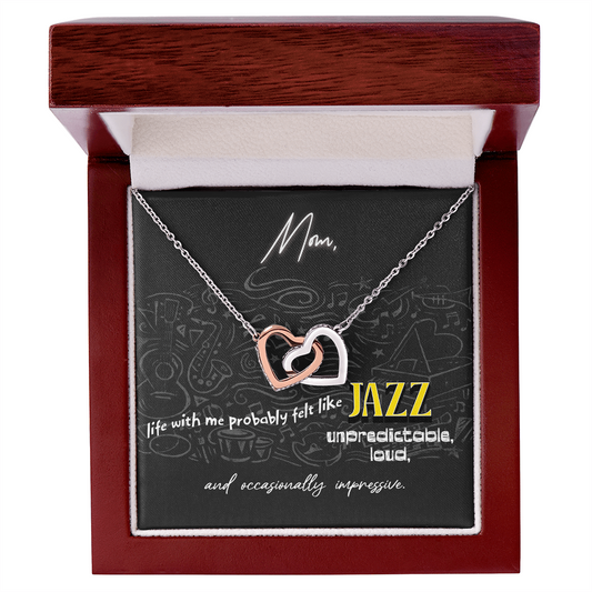 Mom Jazz Vibes Necklace – Funny Music Mother’s Day Gift