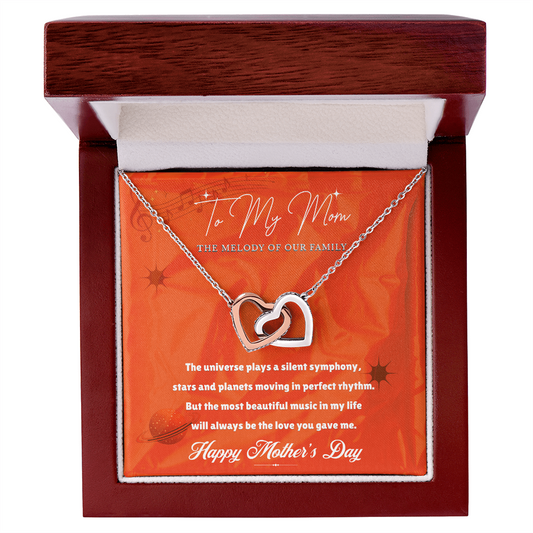 Melody of Our Family Mom Necklace – Cosmic Symphony Edition