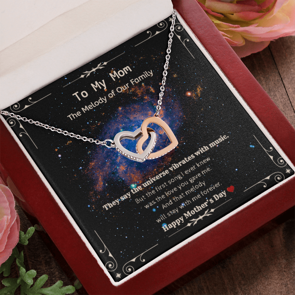 Melody of Our Family Mom Necklace – Galaxy Harmony Edition